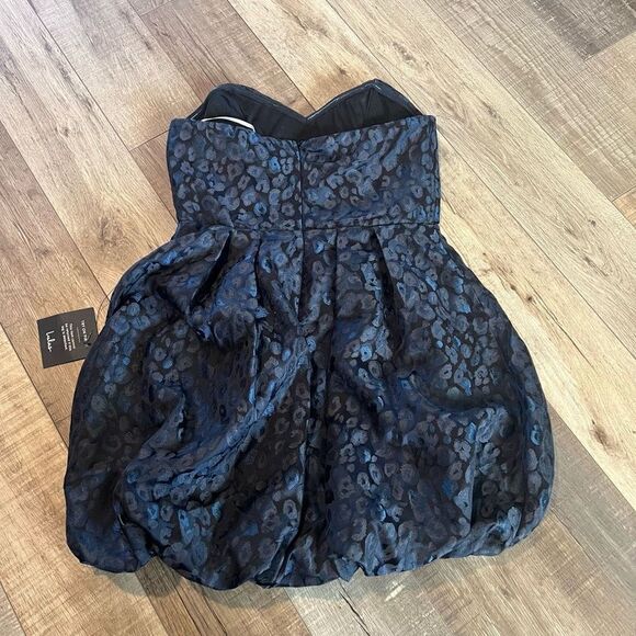 Lulus Wild About the Party Black Leopard
Jacquard Strapless Mini Dress size M - Picture 2 of 9